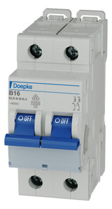 DOEPKE Leitungsschutzschalter UC B 16A DLS 6I B16-2 10KA 2p 400V 2TE 50Hz IP20