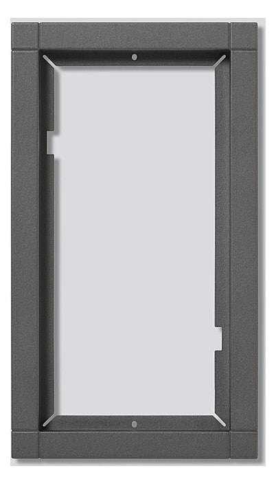 SIEDLE Rahmen-Türstation 2f UP dgr Alu KR 611-2/1-0 DG 231x131x15mm