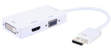 Adapter - DisplayPort 1.2 Stecker auf HDMI/DVI/VGA Stück