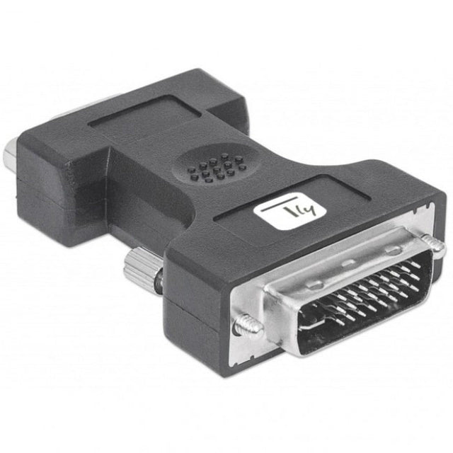 DVI Adapter, DVI-I male auf VGA female, schwarz Stück