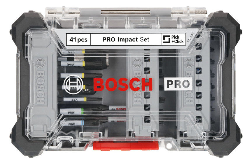 BOSCH-EW Bit-Set 41St Magnethalter 6xPH SCHRAUBERBIT-SA 5xPZ 23xTX 2xSchlitz