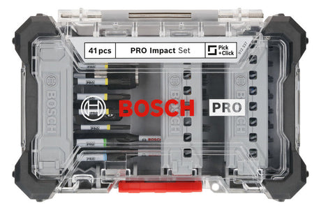 BOSCH-EW Bit-Set 41St Magnethalter 6xPH SCHRAUBERBIT-SA 5xPZ 23xTX 2xSchlitz