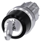 SIEMENS Schlüsselschalter 3stuf rechteck 3SU1050-4BL11-0AA0  22mm 29,45x49,5mm