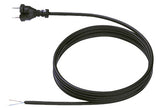 BACHMANN Netzanschlussleitung 5m 10A sw 248.176 2x1,5qmm IP20 Aderendh 0-70°C