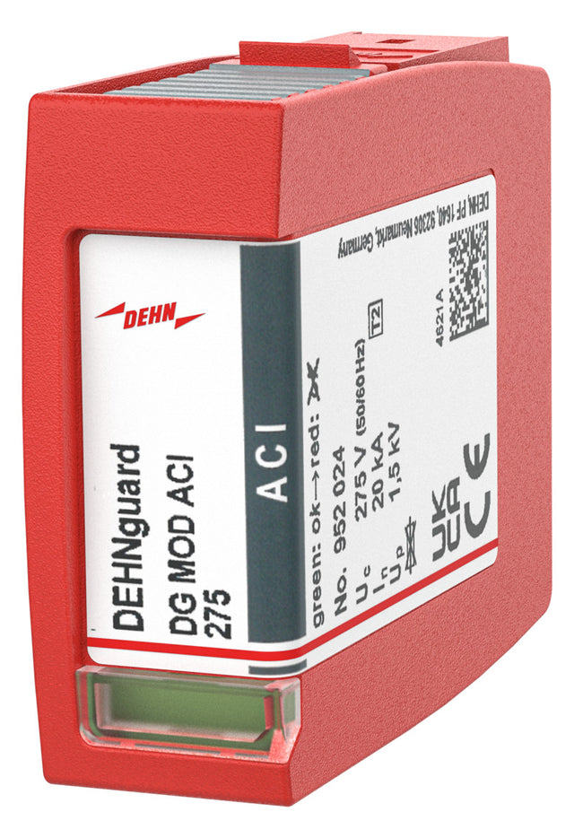 DEHN SE Überspannungsableiter 230VAC 1TE DG MOD ACI 275 1,5kV Basiselem 20kA
