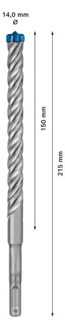 BOSCH-EW Hammerbohrer  14mm SDSplus SDS plus-7X 1pc 150/215mm f.Beton