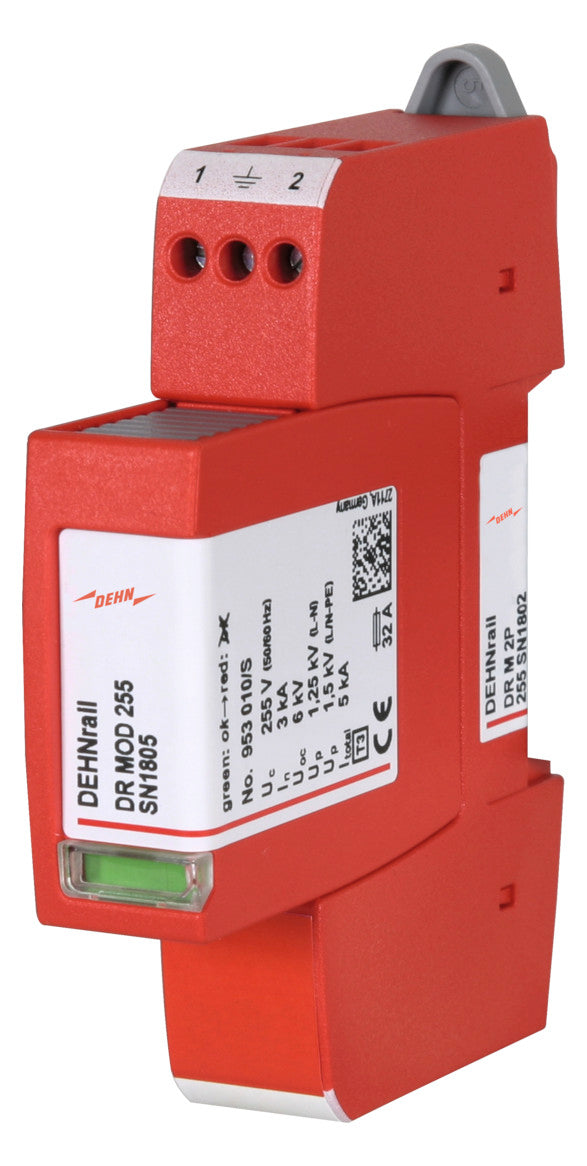 DEHN SE Überspannungsschutz 230VAC 2p DR M 2P 255 SN1802 TS35 opt 1,5kV