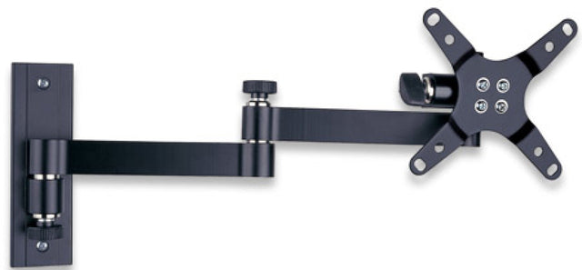 Wandhalterung für LCD TV LED 13"-30" neigbar 3 Gelenke, Langarm, schwarz Stück
