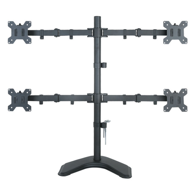 Schreibtischhalterung für 4 LCD TV LED 13"-27", mit Standfuß Stück