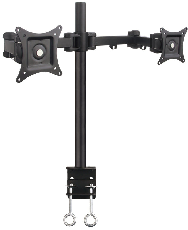 Schreibtischhalterung für 2 LCD TV LED 13"-27", diagonal, mit Klemme Stück