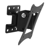 Wandhalterung für 1 LCD TV LED 13"-30", neigbar, drehbar 1 Gelenk, schwarz Stück