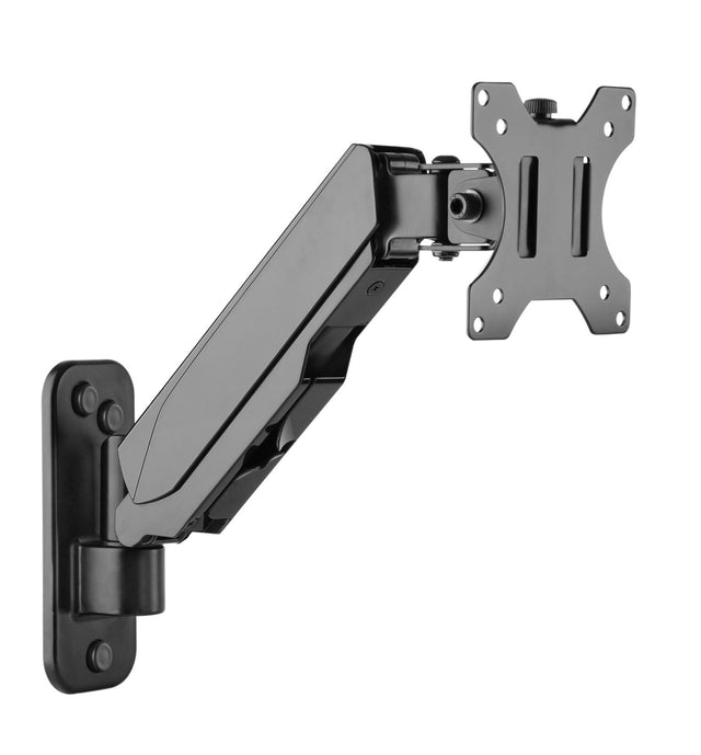 Wandhalterung für 1 LCD TV LED 17"-32" drehbar, 1 Arm, mit Gasfeder, schwarz Stück