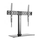 Schreibtischhalterung für 1 LCD TV LED 32"-55", mit Glas Standfuß, schwarz Stück
