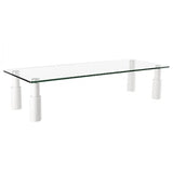 Universal Ablagetisch aus Glas, 580 x 210 x 130 mm Stück