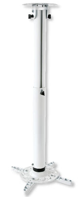 Profi Deckenhalterung für Beamer, ausziehbar, 500-770 mm, Weiß Stück