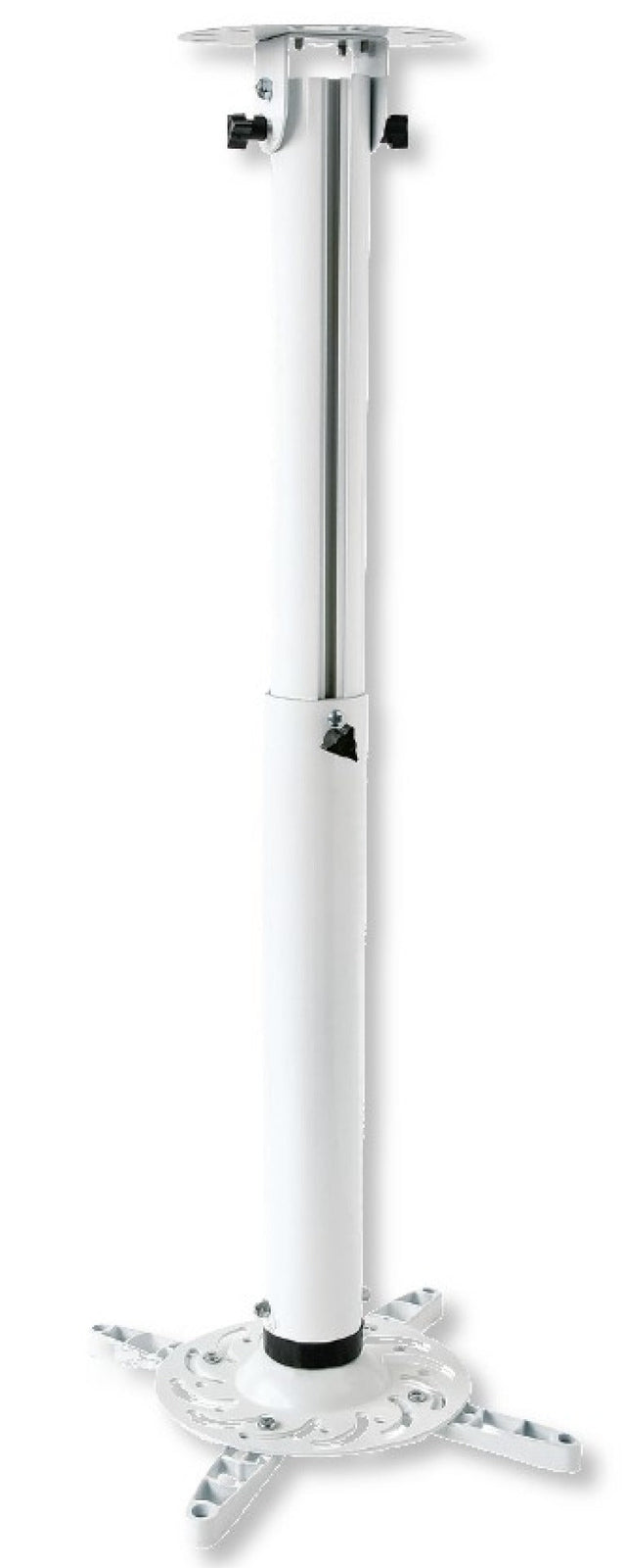 Profi Deckenhalterung für Beamer, ausziehbar, 500-770 mm, Weiß Stück