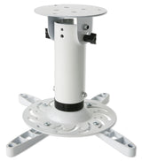 Universal-Deckenhalterung für Beamer, 20 cm Deckenabstand, Weiß Stück