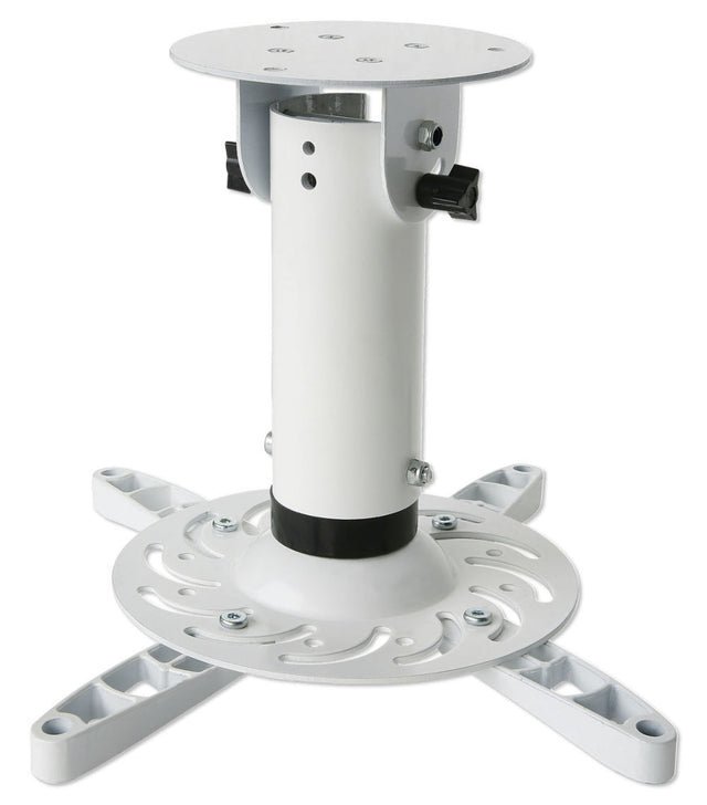 Universal-Deckenhalterung für Beamer, 20 cm Deckenabstand, Weiß Stück