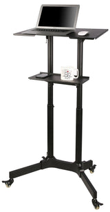 Universal Trolley für Notebook / Projektor 103-125cm, schwarz Stück