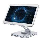 Techly 8-in-1 USB-C Hub Docking Station Tablet-Ständer Stück