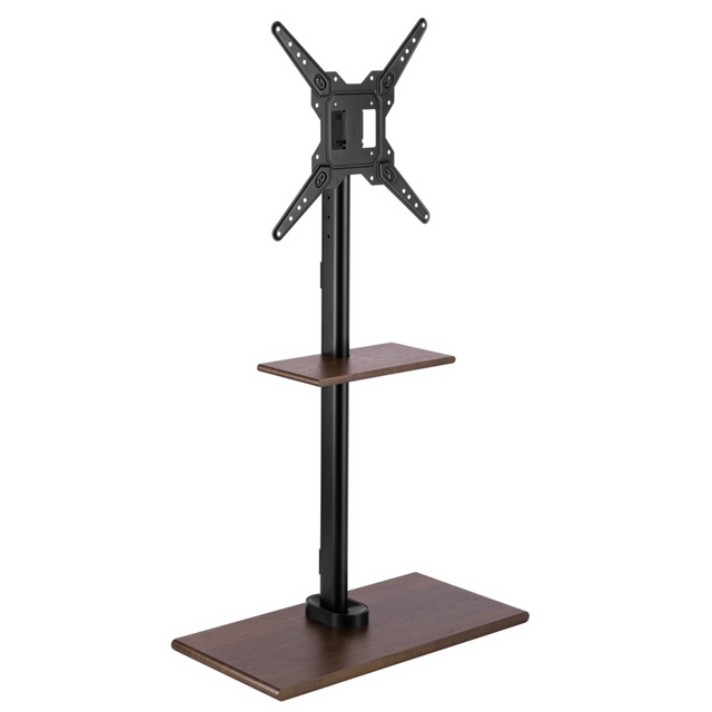 TV Standfuß für LCD/LED/Plasma TV 23-55" mit einer Ablage Holzdesign Stück