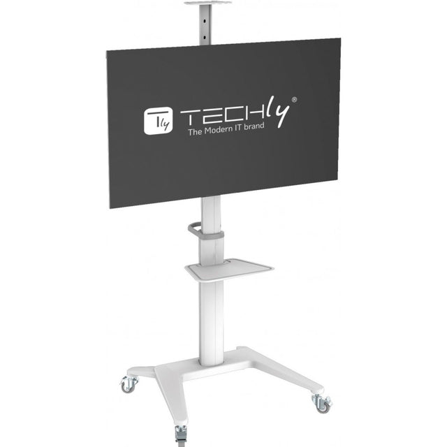 Ultra-moderner TV-Wagen aus Aluminium, weiß,für Fernseher von von 37" bis 70" Stück