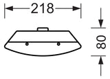 REGIOLUX LED-Wannenleuchte 45W 4000K ws lens pro-LPAK/1500 6500 840 ET 6297lm
