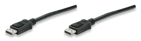 DisplayPort 1.2 Audio/Video Anschlusskabel, schwarz, 3 m - ICOC-DSP-A-030