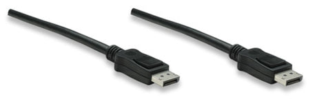DisplayPort 1.2 Audio/Video Anschlusskabel, schwarz, 3 m - ICOC-DSP-A-030