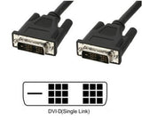DVI-D Single-Link Anschlusskabel Stecker/Stecker, schwarz, 1,8 m Stück