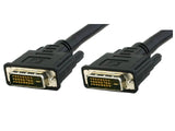 DVI-D Dual-Link Anschlusskabel Stecker/Stecker, schwarz, 0,5 m Stück