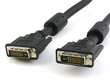 DVI-D Dual-Link Anschlusskabel Stecker/Stecker mit Ferrit, schwarz, 3 m Stück
