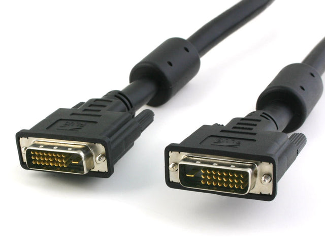 DVI-D Dual-Link Anschlusskabel Stecker/Stecker mit Ferrit, schwarz, 3 m Stück