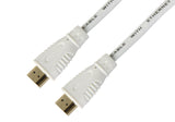 High Speed HDMI Kabel mit Ethernet, ,weiß, 0,5m Stück