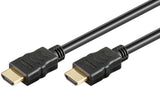 HDMI Kabel High Speed mit Ethernet, schwarz, 0,5 m Stück