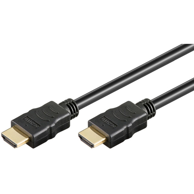High Speed HDMI Kabel mit Ethernet, schwarz, 1,5m Stück
