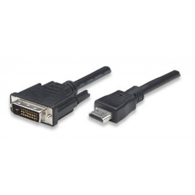 HDMI zu DVI-D Anschlusskabel, schwarz, 1,8 m Stück