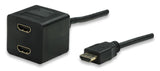 Videokabel Splitter HDMI Stecker auf 2x HDMI Buchse Stück