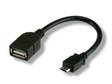 USB2.0 OTG Kabel A Buchse - Micro-B Stecker 0.2m Stück
