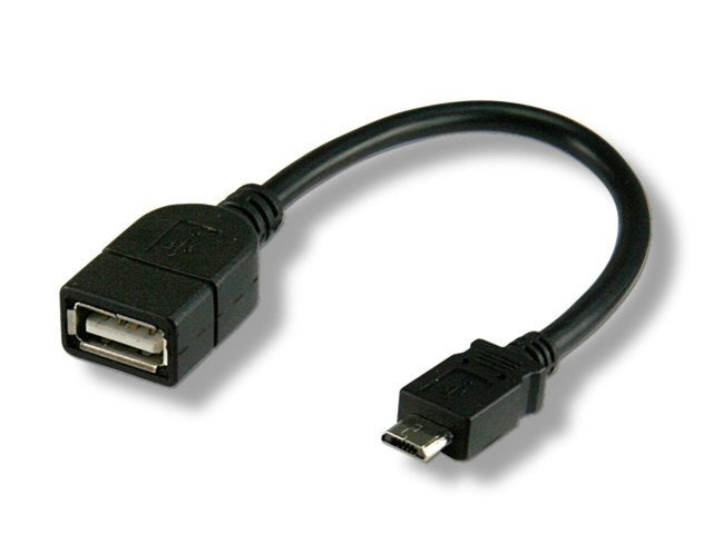 USB2.0 OTG Kabel A Buchse - Micro-B Stecker 0.2m Stück