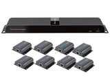 HDMI Extender/Splitter mit IR über Netzwerkkabel bis zu 50m, 1x8 Stück