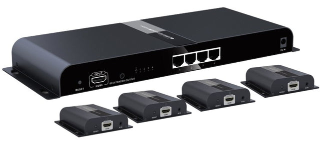 HDBitT HDMI Extender/Splitter mit IR, ,8-Port, 120m Stück