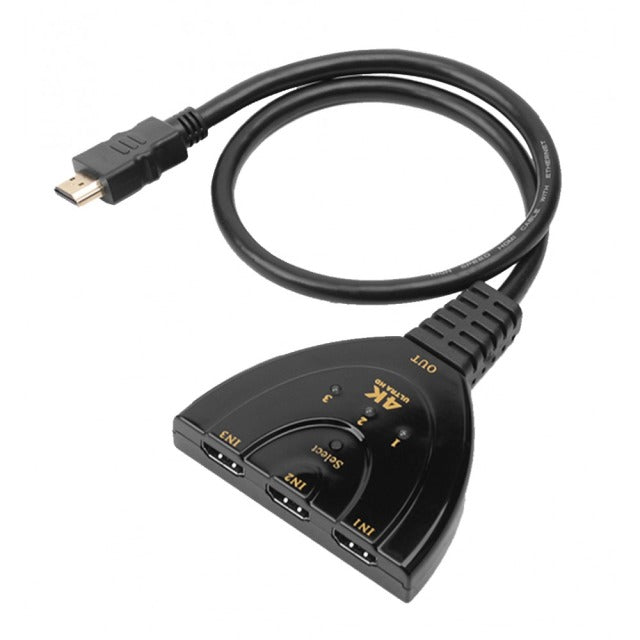 4K-30Hz-HDMI-Switch-3X1-Pigtail  Stück