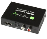 HDMI Audio-Extractor auf Toslink und RCA  Stück