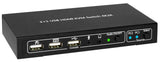 KVM Switch USB, HDMI, 4K, 2 Wege  Stück