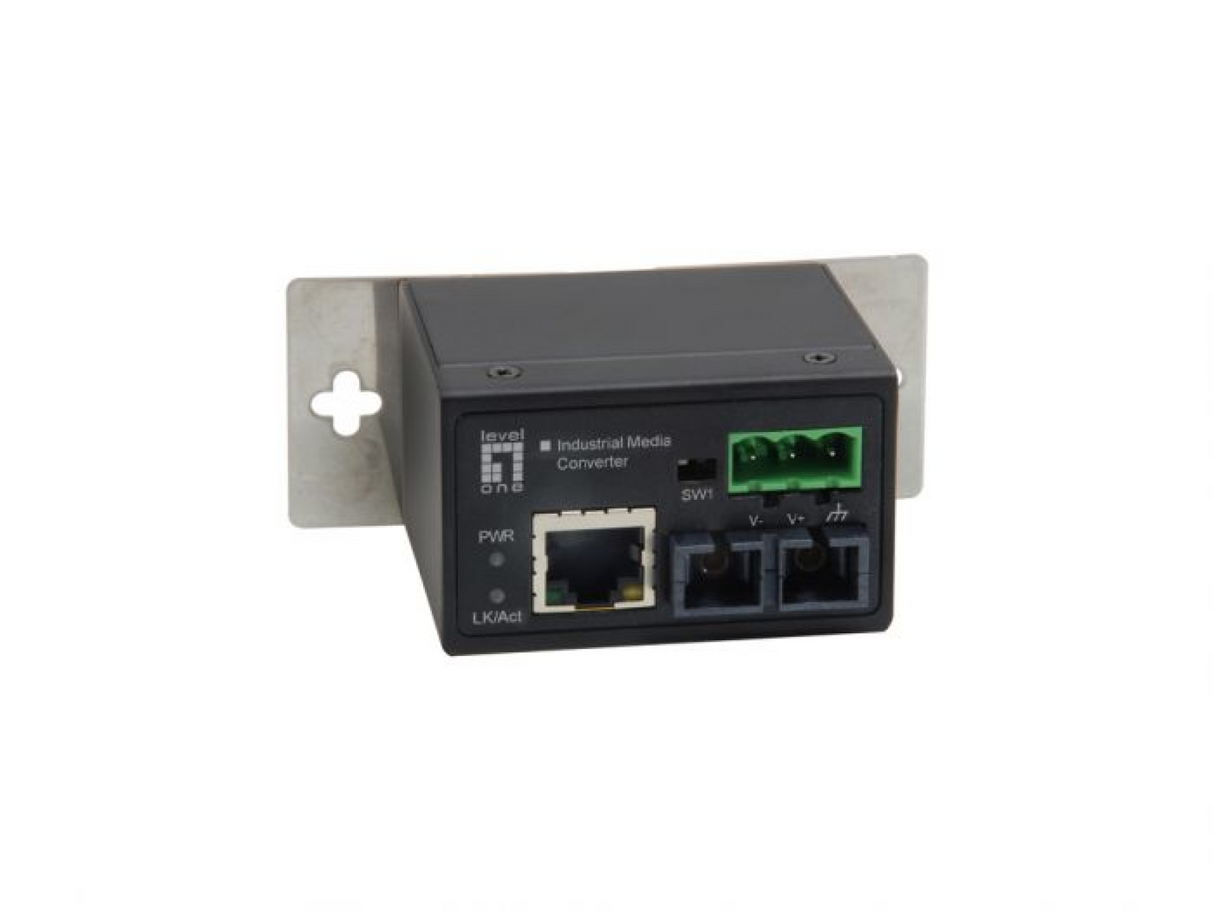 Hutschienen Single-Mode Industrie Media Konverter 10/100, RJ45 auf SC Stück