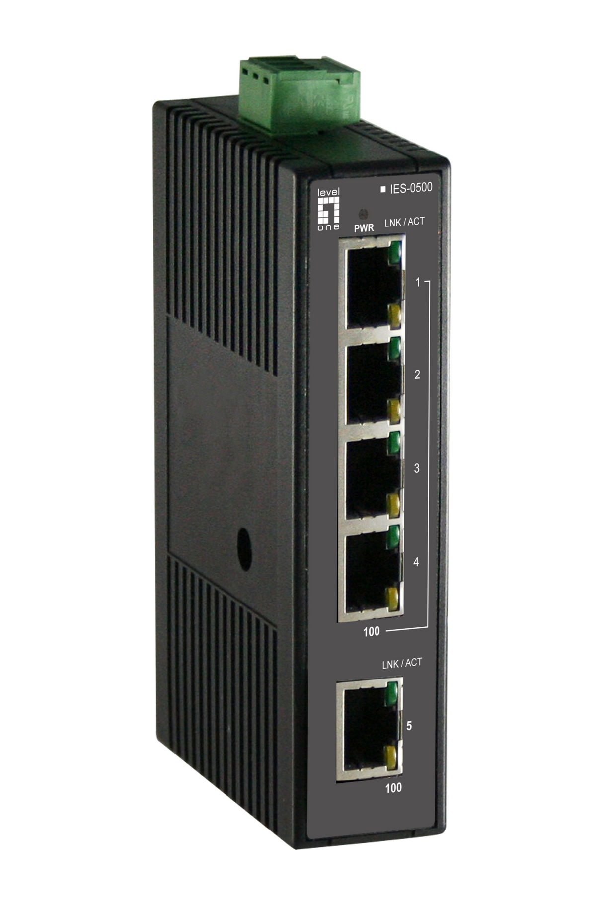 5-Port Fast Ethernet Industrial Switch DIN-Schiene -20°C - 70°C Stück