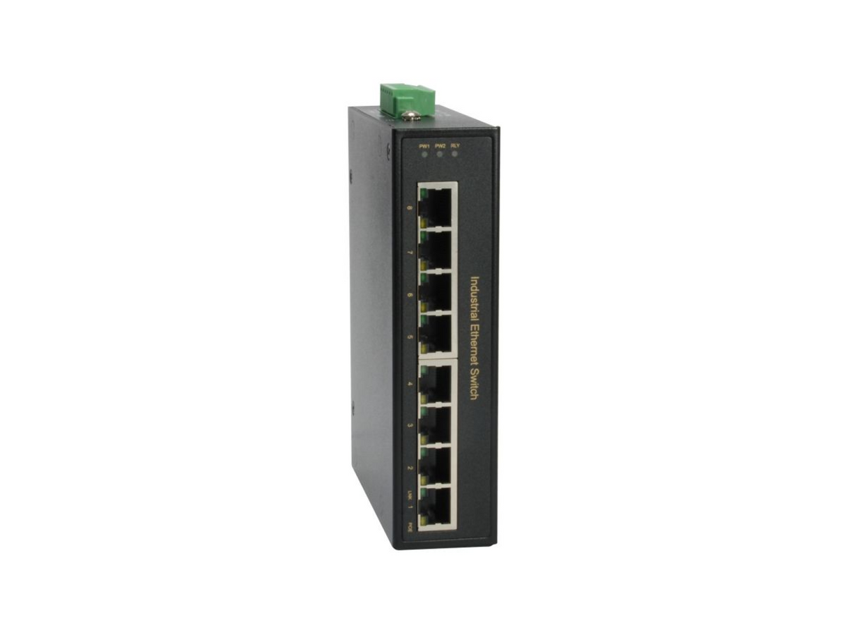8-Port Fast Ethernet Industrial Switch DIN-Schiene Fast-Ethernet-PoE-Schalter Stück
