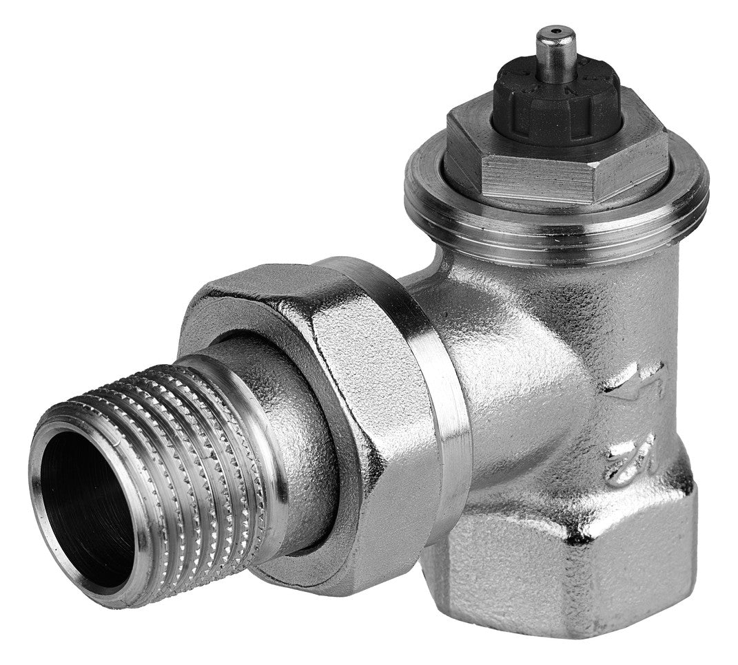 Honeywell Thermostatventilkörper FX Messing vernickelt, Eck, 1/2'' | V2000EFX15