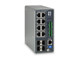 12-Port L3 Lite Managed Gigabit PoE Ind. Switch 8 PoE Outputs,240W, 4x SFP - IGP-1271